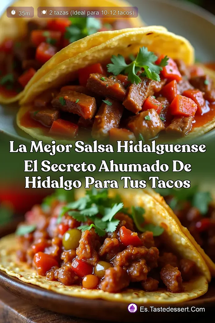 La Mejor Salsa Hidalguense El Secreto Ahumado de Hidalgo para tus Tacos
