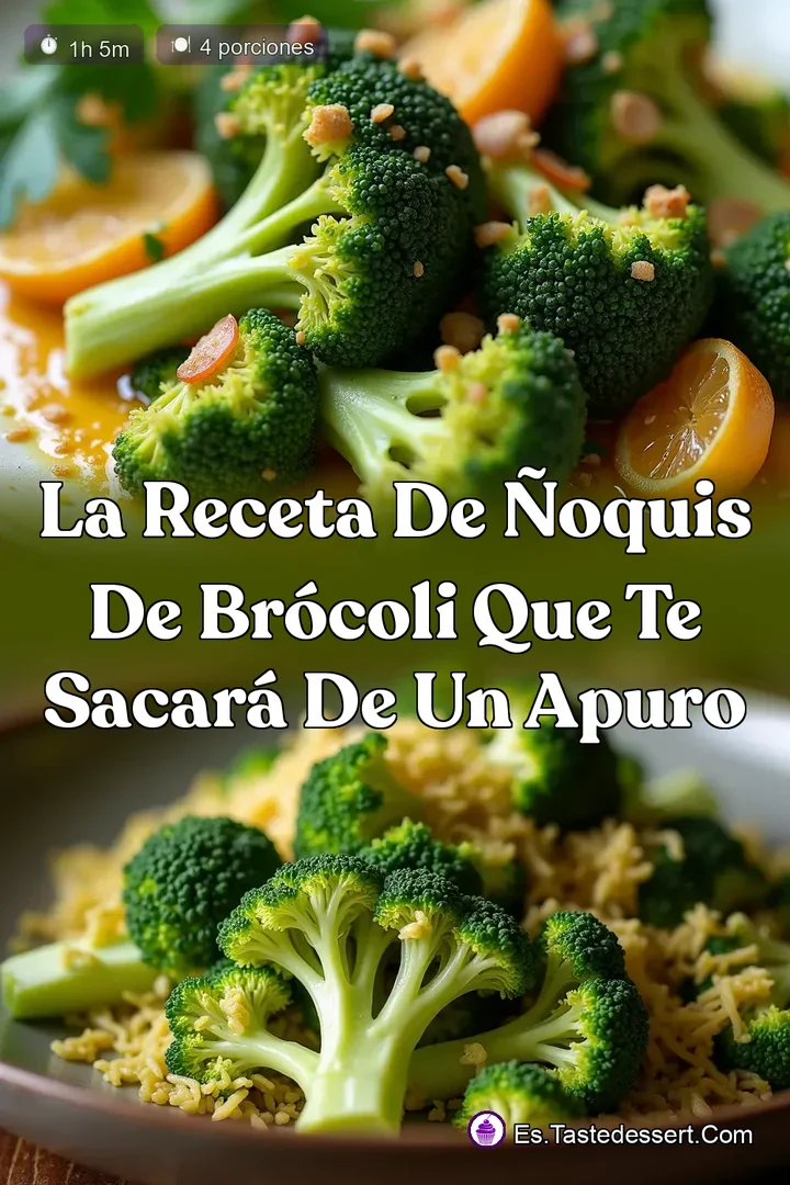 La Receta de &Ntilde;oquis de Br&oacute;coli que te Sacar&aacute; de un Apuro
