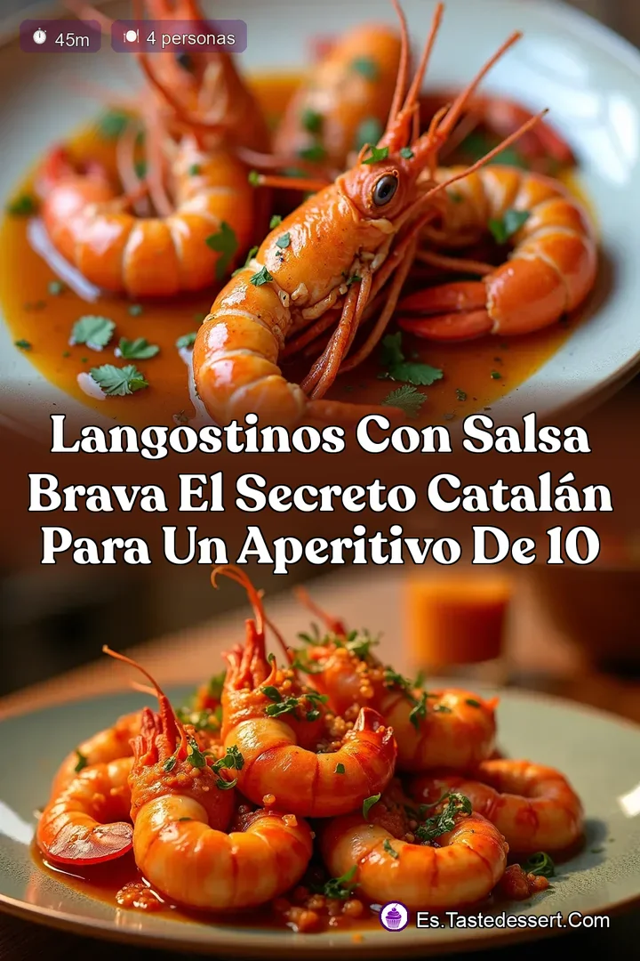 Langostinos con Salsa Brava El Secreto Catal&aacute;n para un Aperitivo de 10