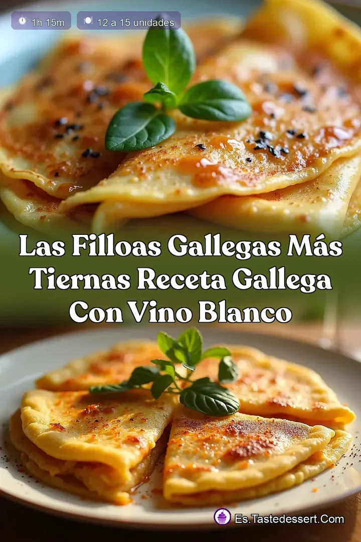Las Filloas Gallegas M&aacute;s Tiernas Receta Gallega con Vino Blanco