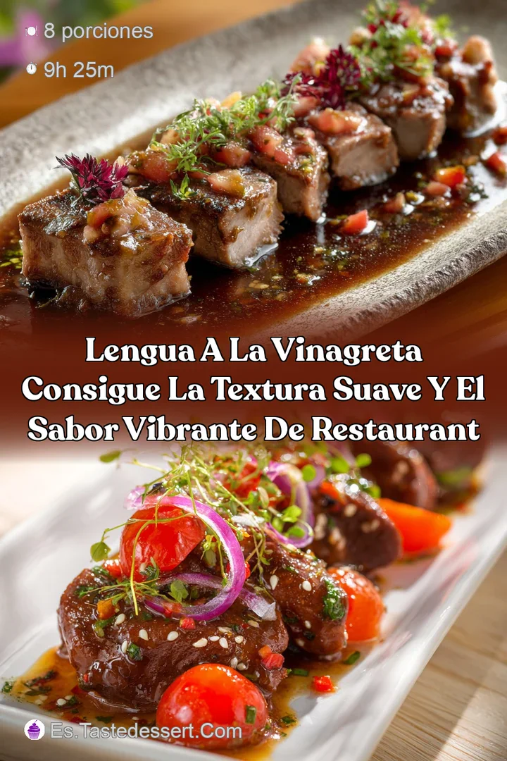 Lengua A La Vinagreta Consigue la textura suave y el sabor vibrante de restaurant
