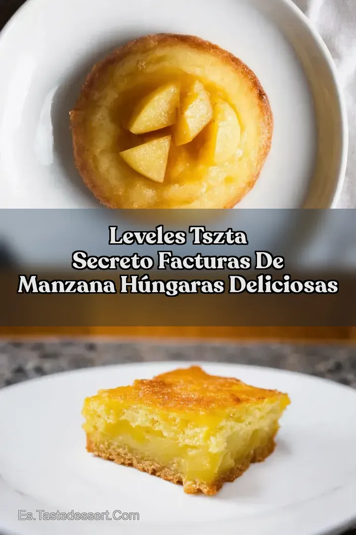 Leveles Tszta Secreto Facturas de Manzana H&uacute;ngaras Deliciosas