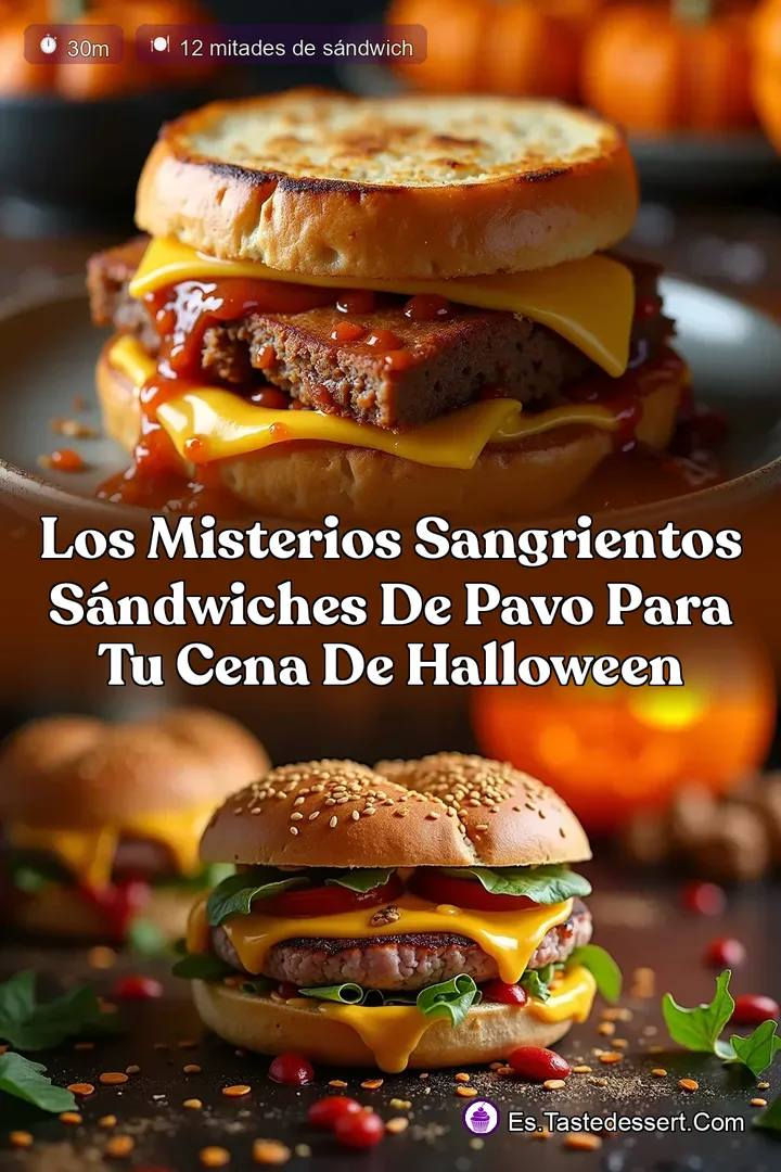 Los Misterios Sangrientos S&aacute;ndwiches de Pavo para tu Cena de Halloween