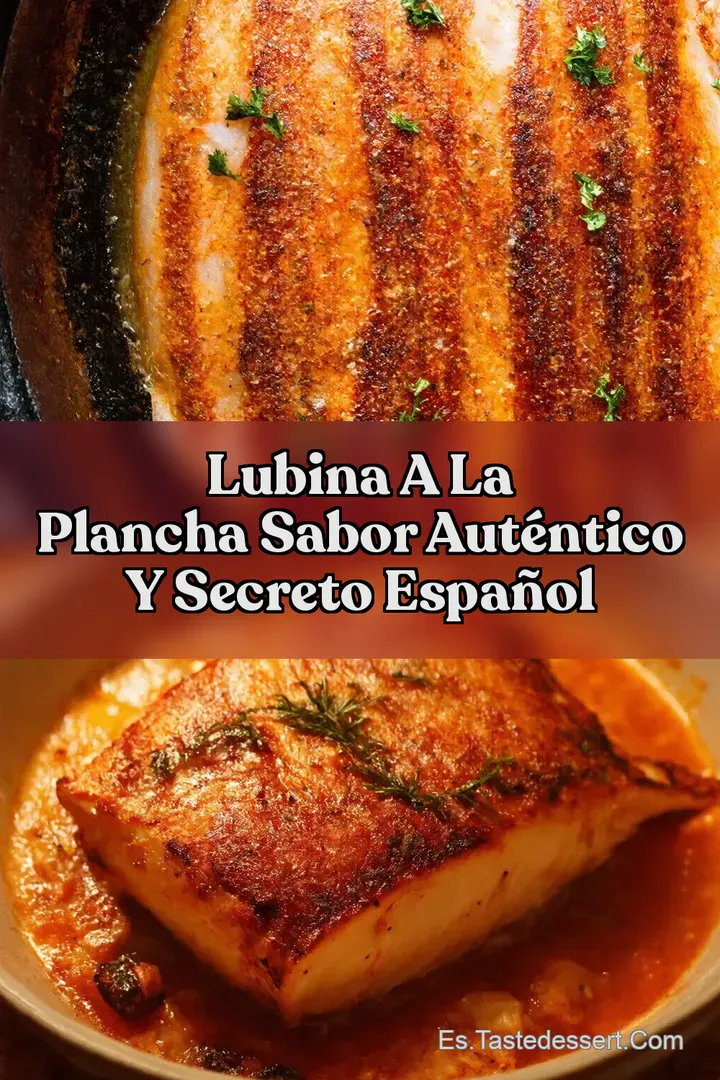 Lubina a la Plancha Sabor Aut&eacute;ntico y Secreto Espa&ntilde;ol
