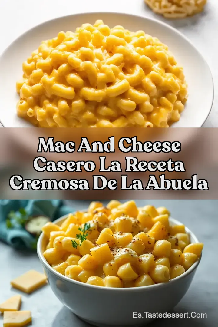 Mac and Cheese Casero La Receta Cremosa de la Abuela