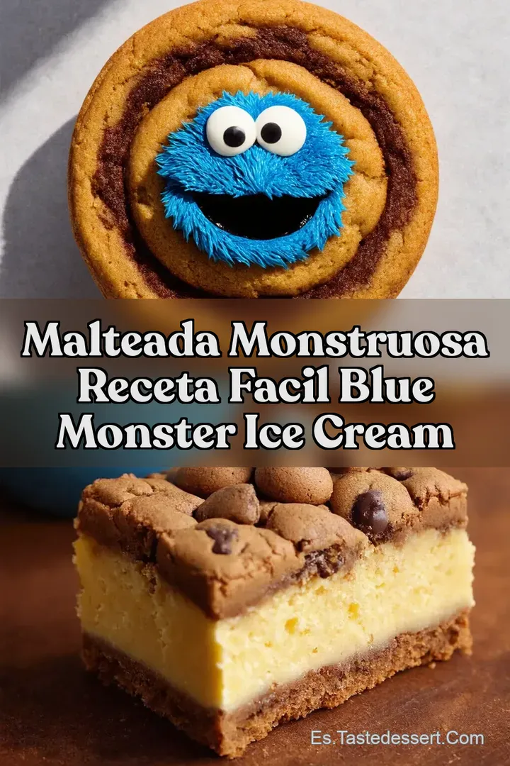 Malteada Monstruosa Receta Facil Blue Monster Ice Cream