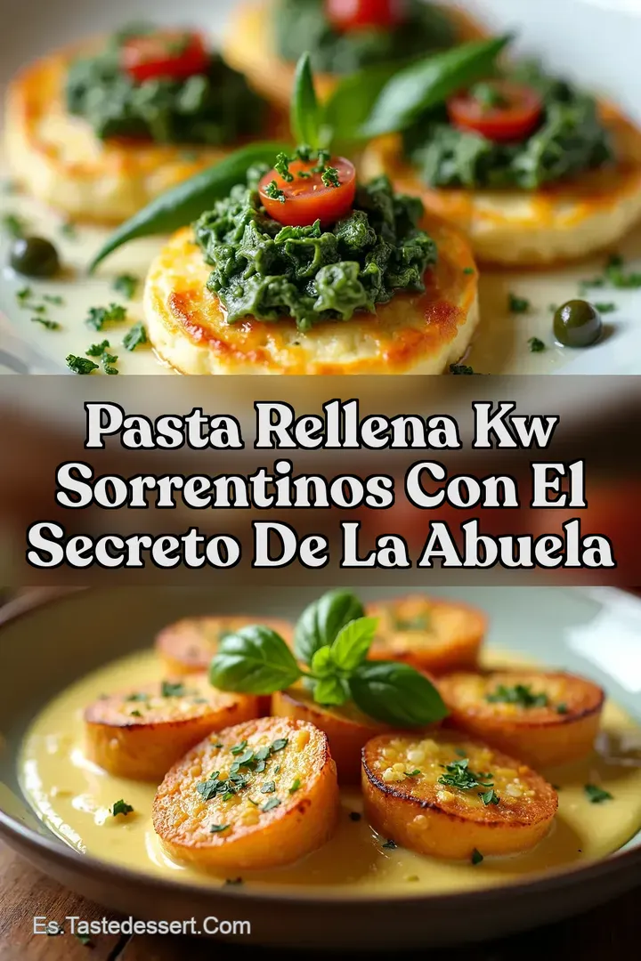 Pasta Rellena kw Sorrentinos con el Secreto de la Abuela