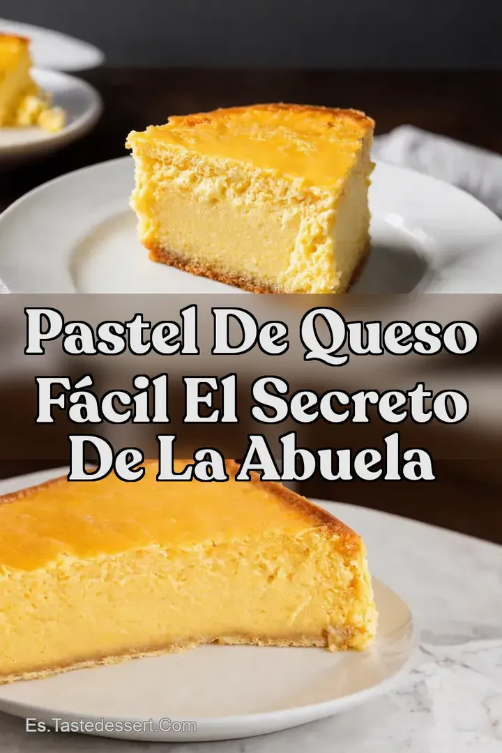 Pastel de Queso F&aacute;cil El Secreto de la Abuela