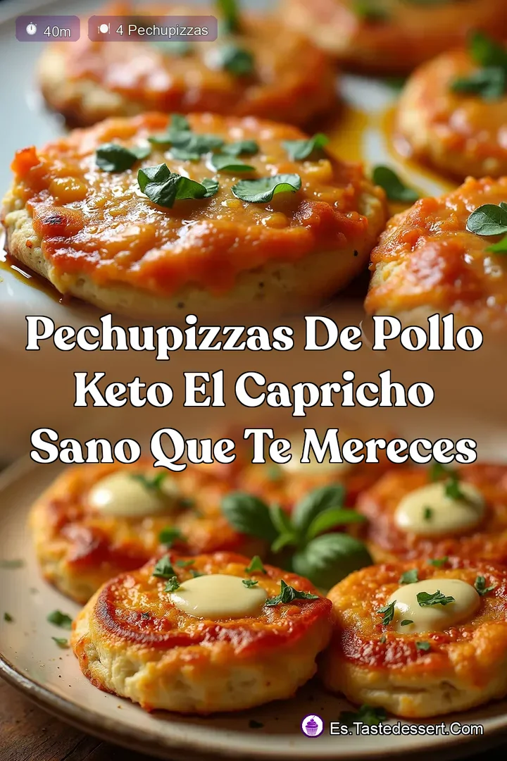Pechupizzas de Pollo Keto El Capricho Sano que te mereces