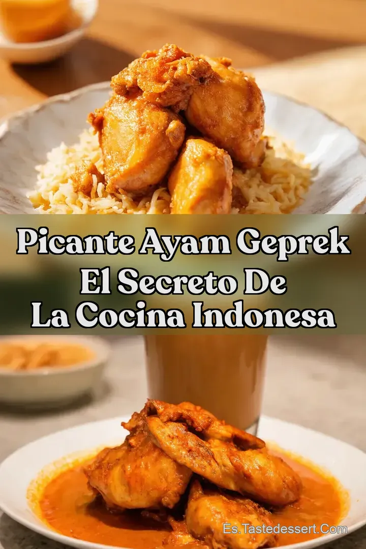 Picante Ayam Geprek El Secreto de la Cocina Indonesa