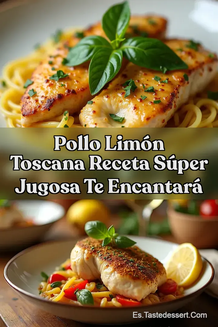 Pollo Lim&oacute;n Toscana Receta S&uacute;per Jugosa Te Encantar&aacute;