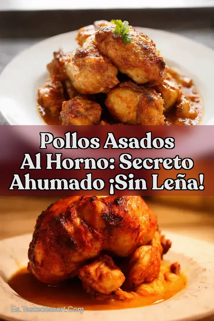 Pollos Asados al Horno: Secreto Ahumado &iexcl;Sin Le&ntilde;a!