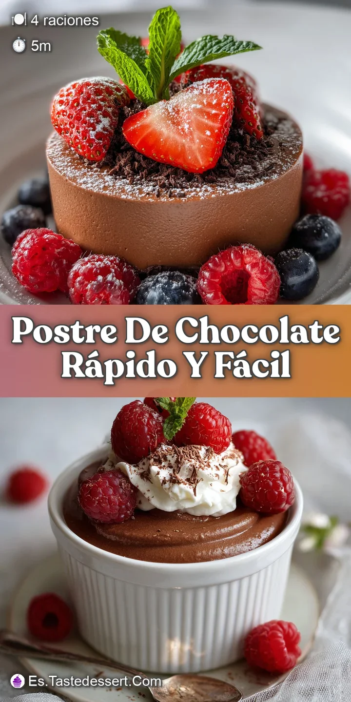 Close-up of a decadent, no-bake chocolate dessert showcasing its creamy texture and deep, inviting color, promising a rich...