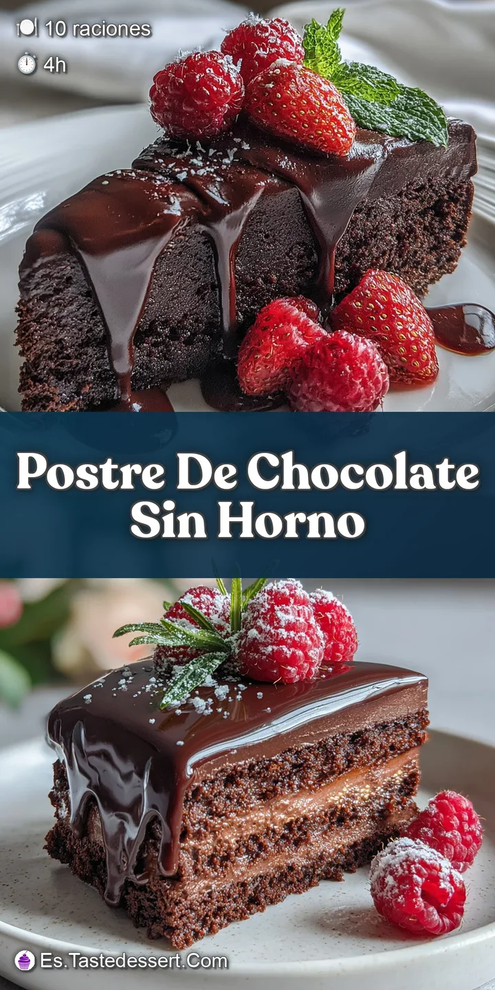 Rich, dark chocolate dessert glistening with a smooth, velvety texture, showcasing its irresistible sweetness and fudgy ap...