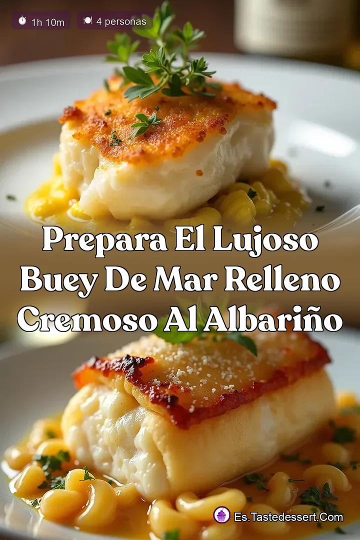 Prepara el Lujoso Buey de Mar Relleno Cremoso al Albari&ntilde;o