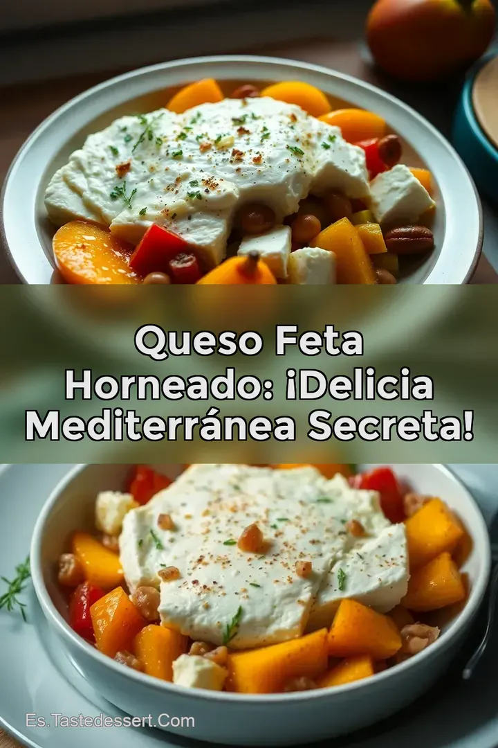 Queso Feta Horneado: &iexcl;Delicia Mediterr&aacute;nea Secreta!