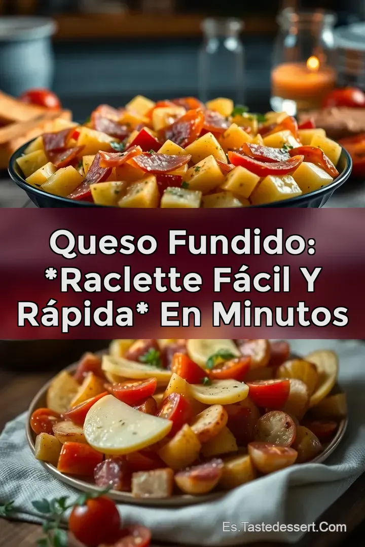 Queso fundido: Raclette f&aacute;cil y r&aacute;pida en minutos