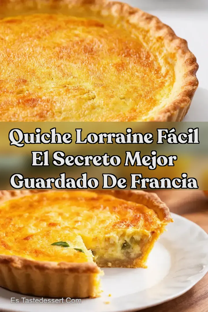 Quiche Lorraine F&aacute;cil El Secreto Mejor Guardado de Francia