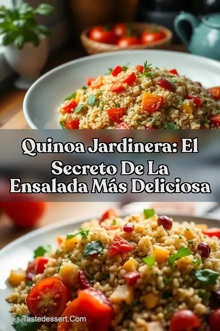 Quinoa Jardinera: El Secreto de la Ensalada M&aacute;s Deliciosa