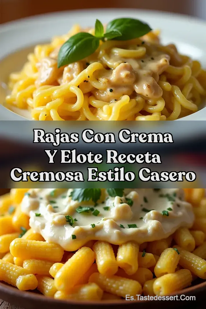 Rajas Con Crema Y Elote Receta Cremosa Estilo Casero