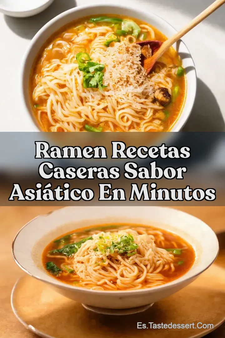 Ramen Recetas Caseras Sabor Asi&aacute;tico En Minutos