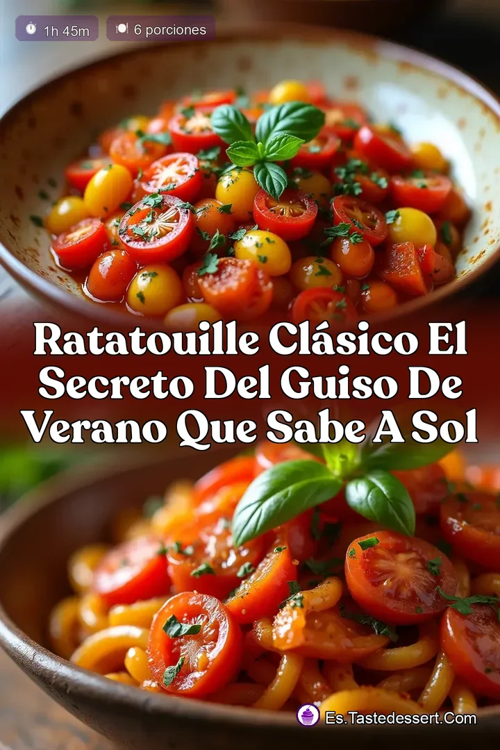 Ratatouille Cl&aacute;sico El Secreto del Guiso de Verano que Sabe a Sol
