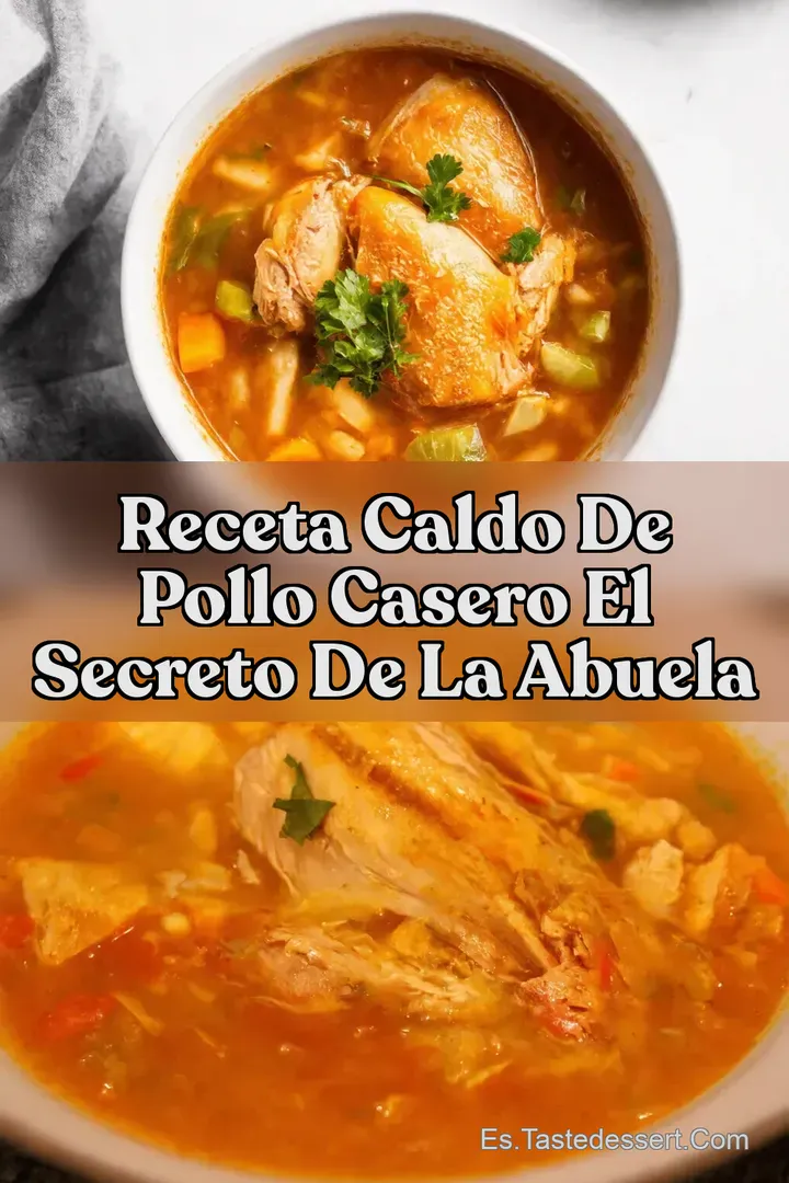 Receta Caldo de Pollo Casero El Secreto de la Abuela