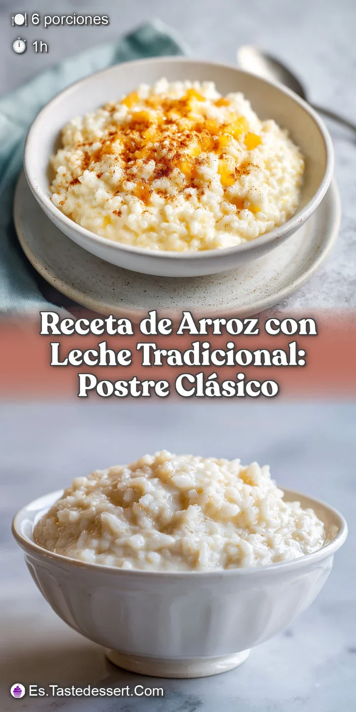 Close-up: Creamy, glistening arroz con leche sprinkled with cinnamon. A spoonful invites a taste of sweet, comforting good...