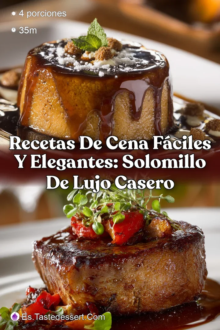 Recetas de cena f&aacute;ciles y elegantes: Solomillo de lujo casero