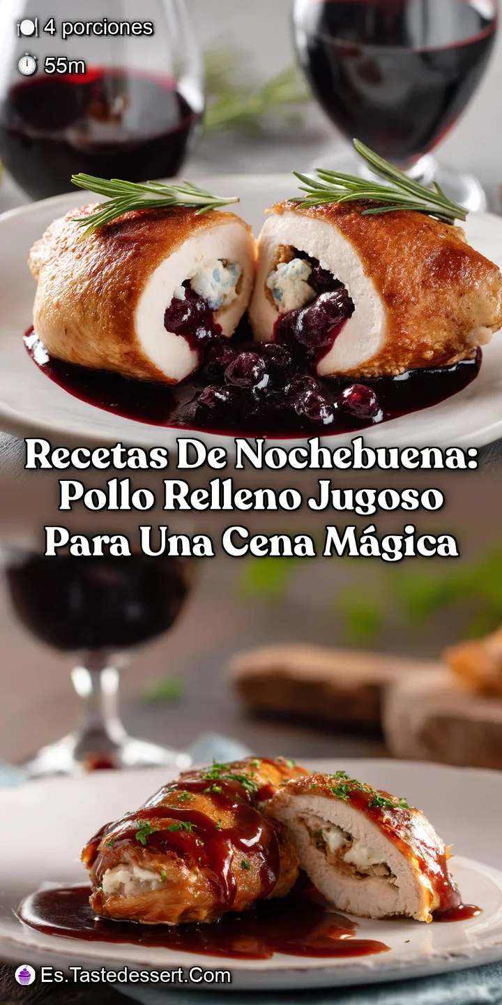 Recetas de Nochebuena: Pollo Relleno Jugoso para una Cena M&aacute;gica