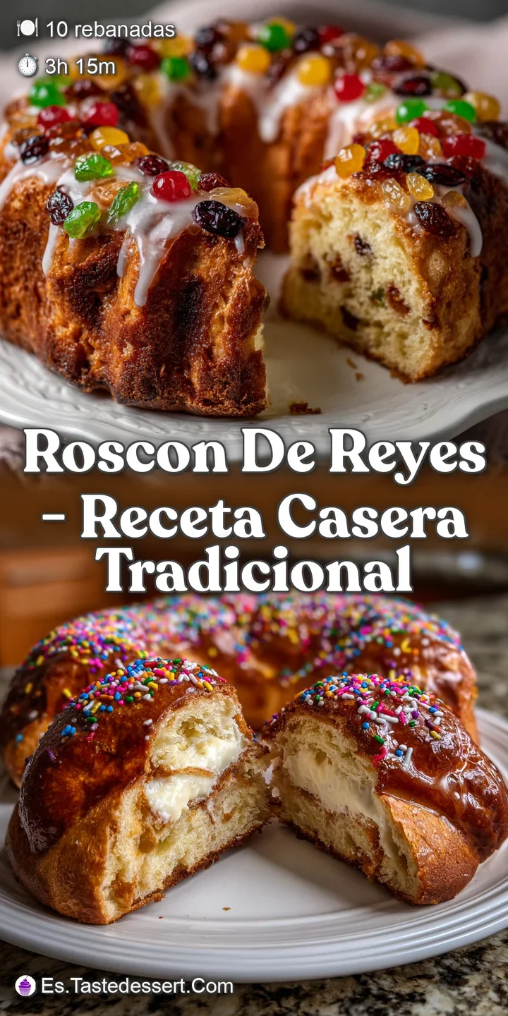 Roscon De Reyes - Receta Casera Tradicional