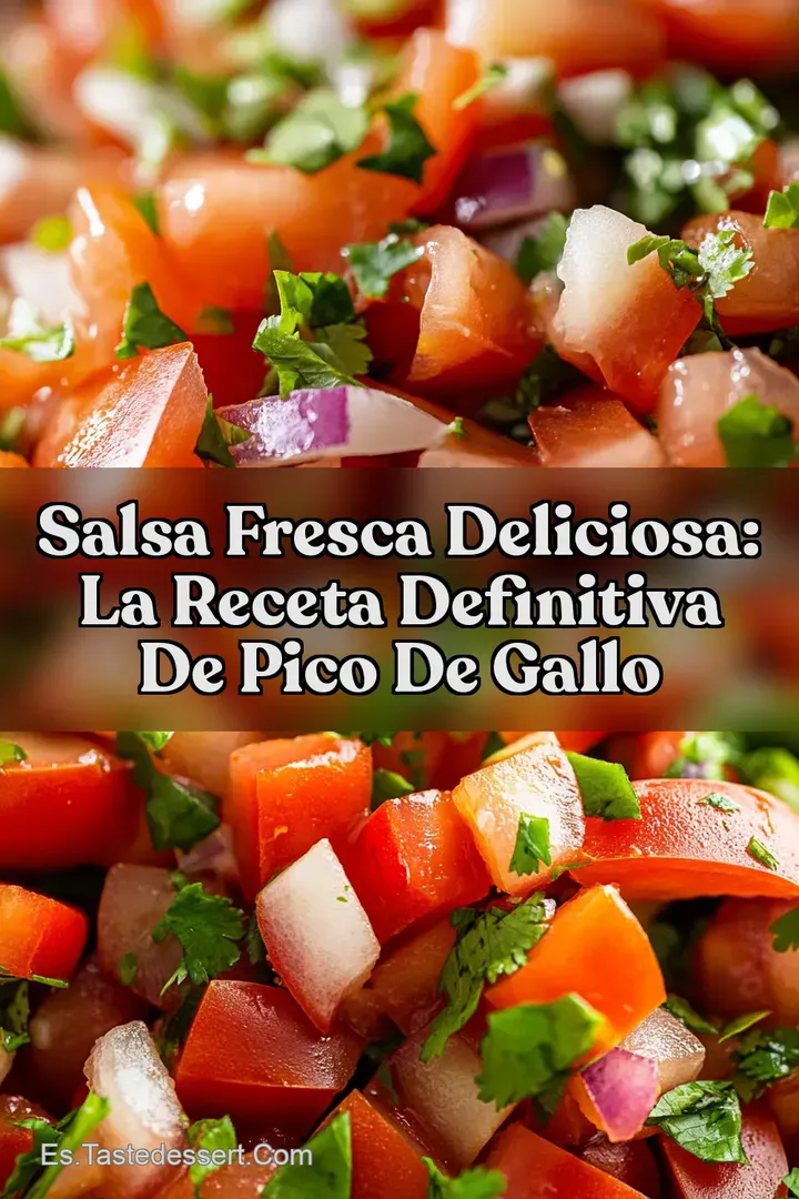 Salsa Fresca Deliciosa: La Receta Definitiva de Pico de Gallo