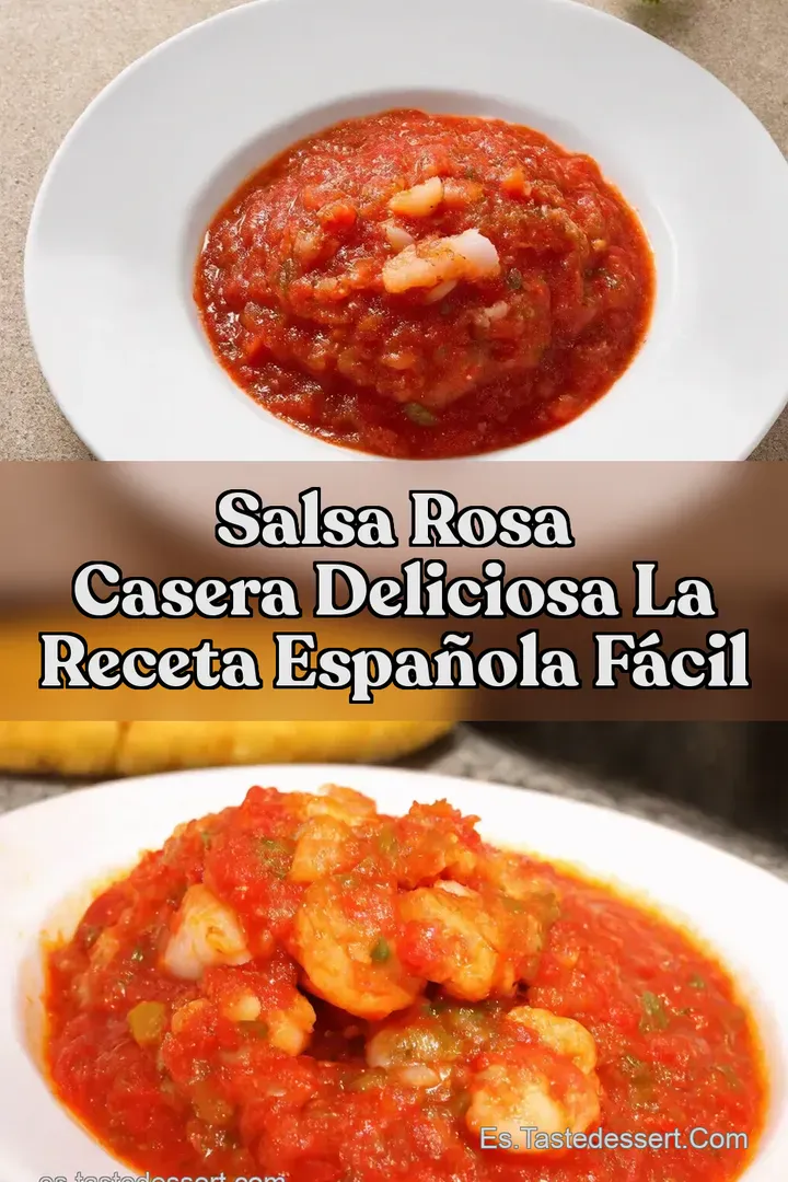 Salsa Rosa Casera Deliciosa La Receta Espa&ntilde;ola F&aacute;cil