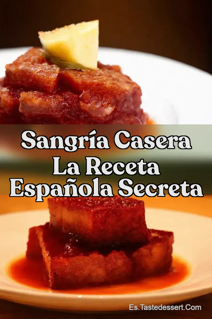 Sangr&iacute;a Casera La Receta Espa&ntilde;ola Secreta