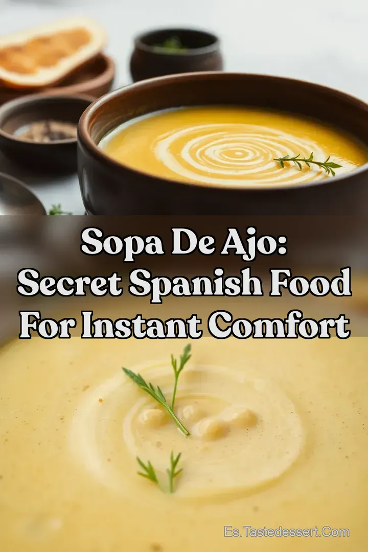 Sopa de Ajo: Secret Spanish Food for Instant Comfort