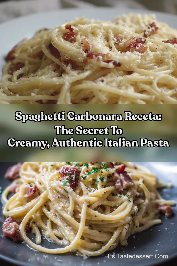 Spaghetti Carbonara Receta: The Secret to Creamy Authentic Italian Pasta