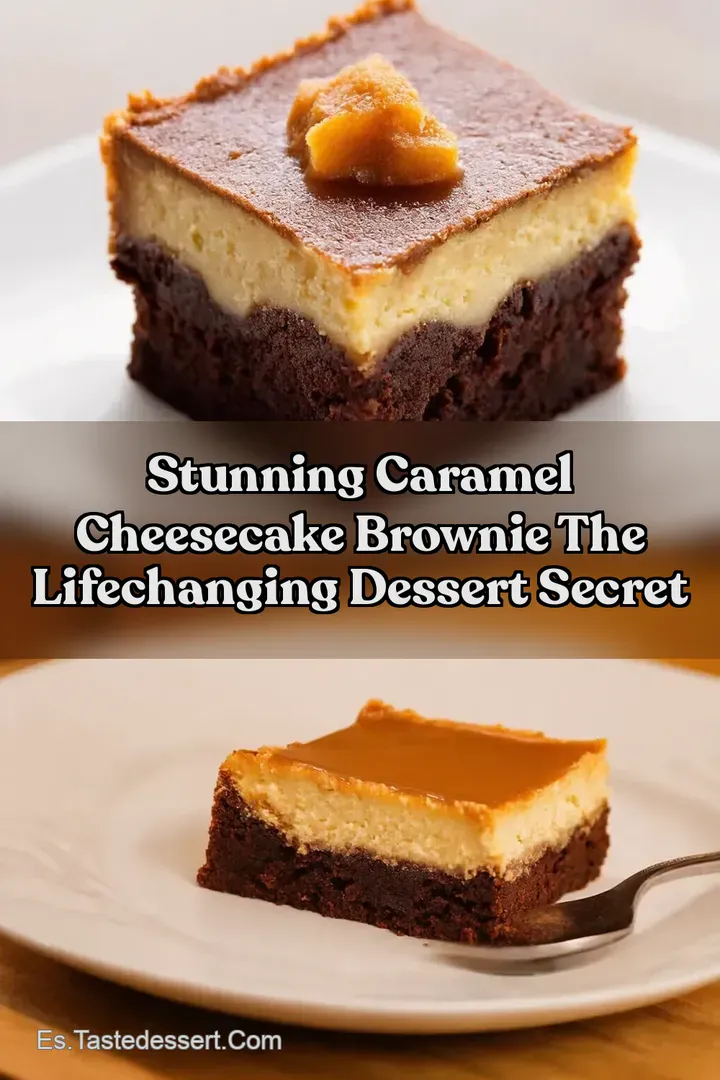 Stunning Caramel Cheesecake Brownie The LifeChanging Dessert Secret