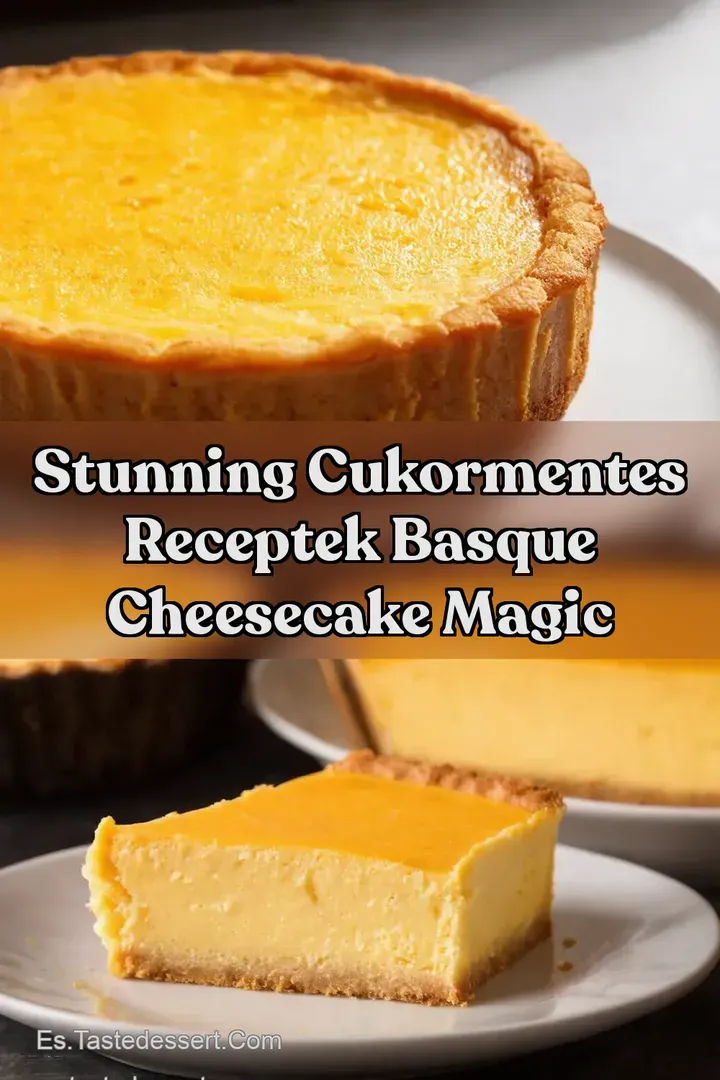 Stunning Cukormentes Receptek Basque Cheesecake Magic