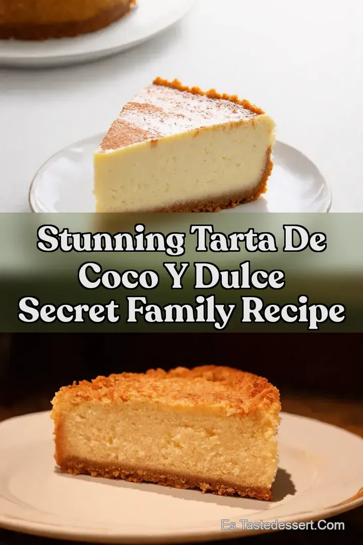 Stunning Tarta de Coco y Dulce Secret Family Recipe