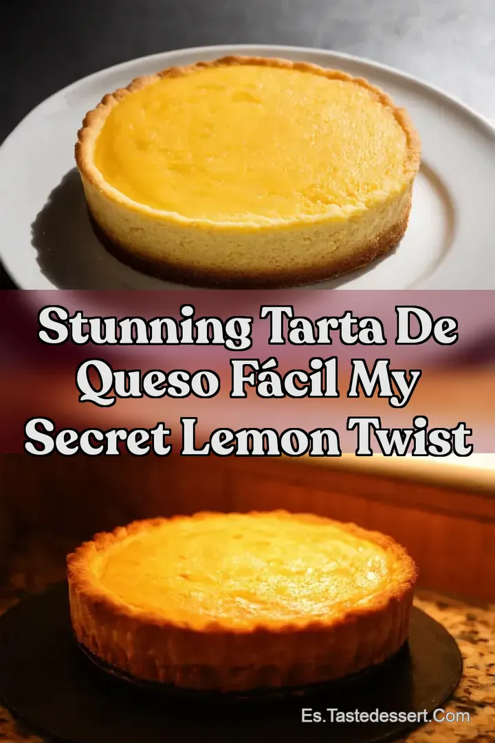 Stunning Tarta de Queso F&aacute;cil My Secret Lemon Twist