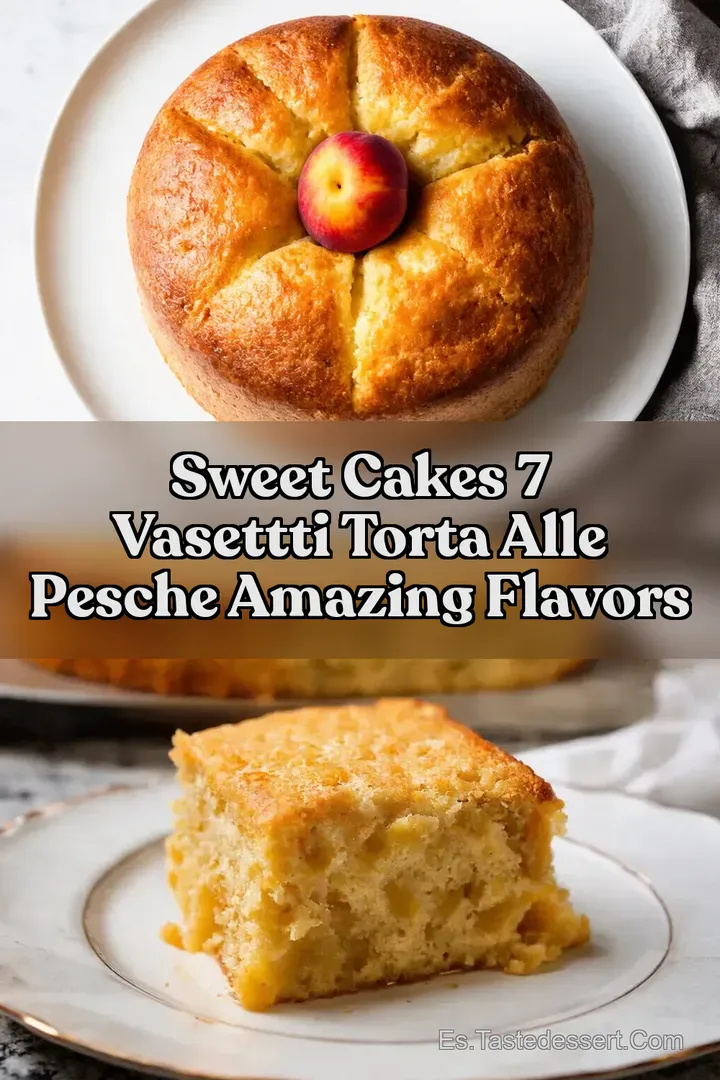 Sweet Cakes 7 Vasettti Torta alle Pesche Amazing Flavors