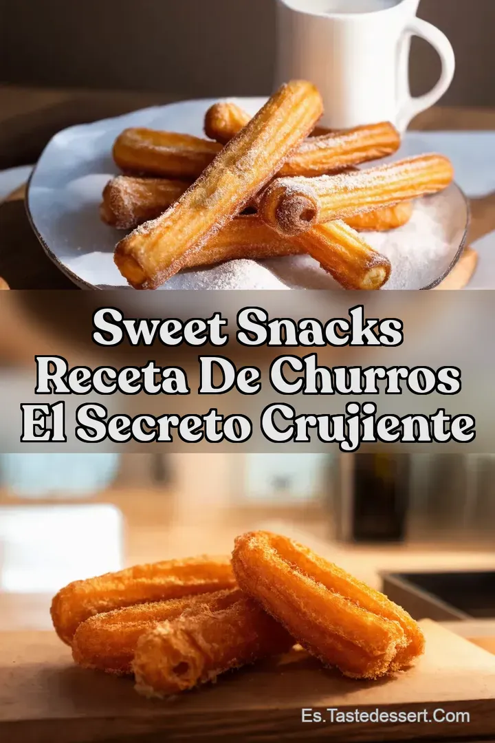 Sweet Snacks Receta de Churros El Secreto Crujiente