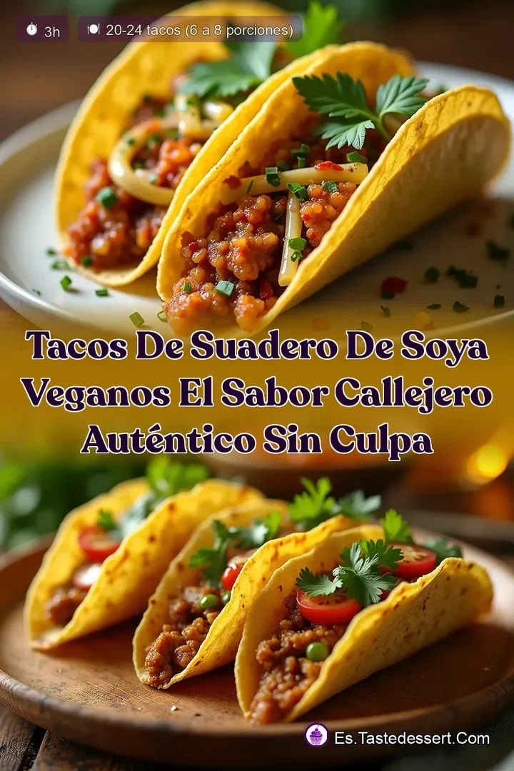 Tacos de Suadero de Soya Veganos El Sabor Callejero Aut&eacute;ntico Sin Culpa