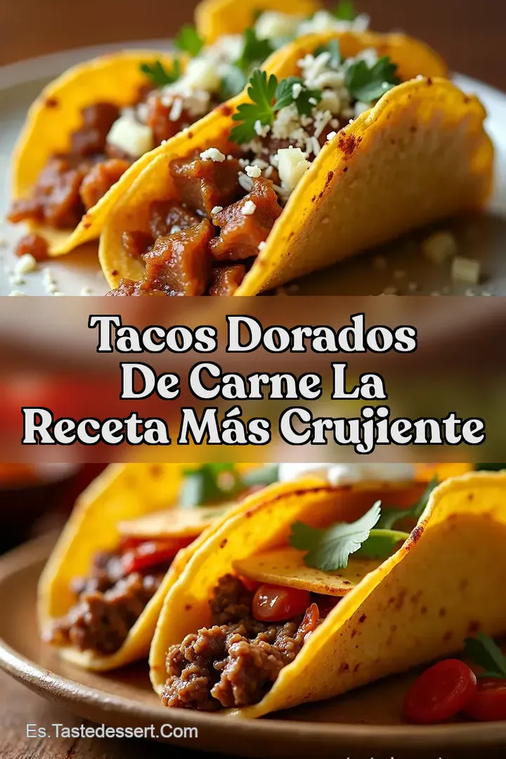 Tacos Dorados De Carne La Receta M&aacute;s Crujiente