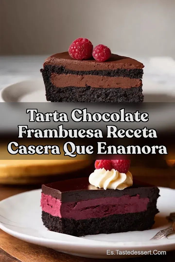 Tarta Chocolate Frambuesa Receta Casera Que Enamora