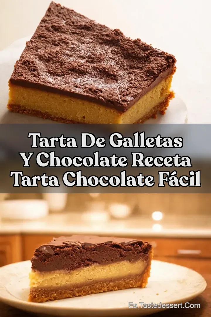 Tarta de Galletas y Chocolate Receta Tarta Chocolate F&aacute;cil