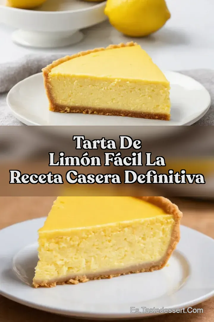 Tarta de Lim&oacute;n F&aacute;cil La Receta Casera Definitiva