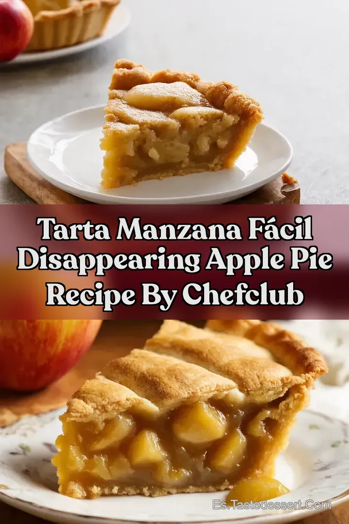 Tarta Manzana F&aacute;cil Disappearing Apple Pie recipe by Chefclub