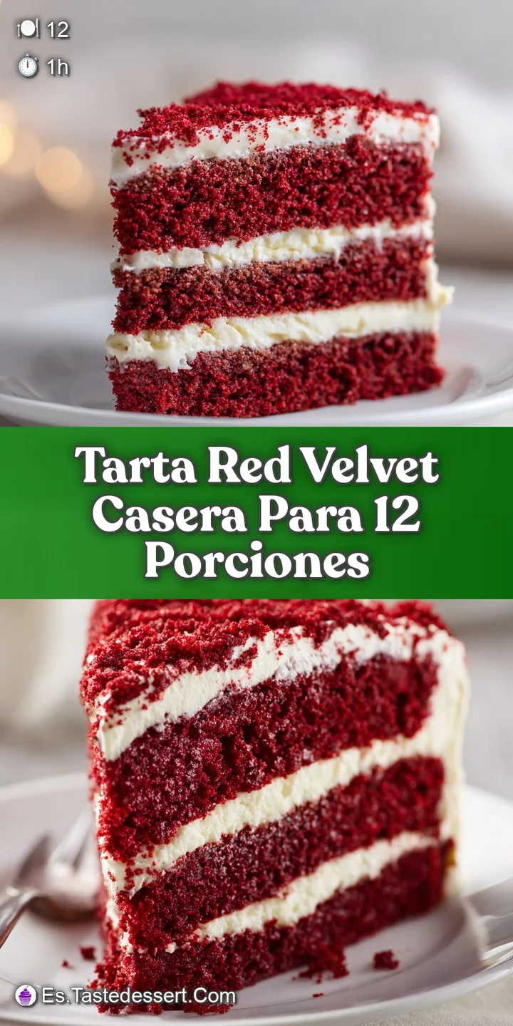 Close-up of moist, crimson red velvet cake. The texture looks incredibly soft, and the creamy frosting is swirled perfectly.