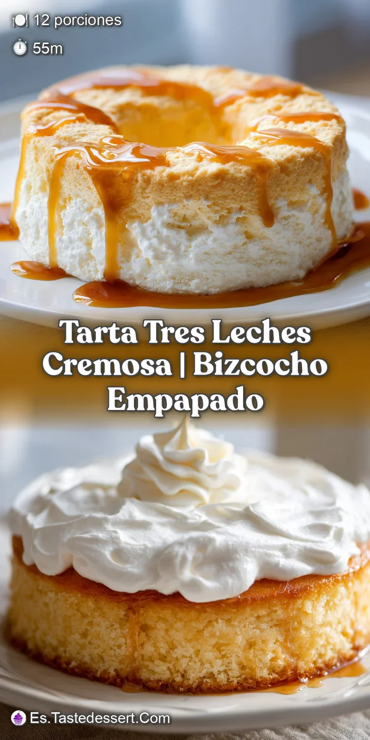 Close-up of a milky, saturated Tres Leches cake. Soft white cake contrasting with the tan color of the sweet milk soak.